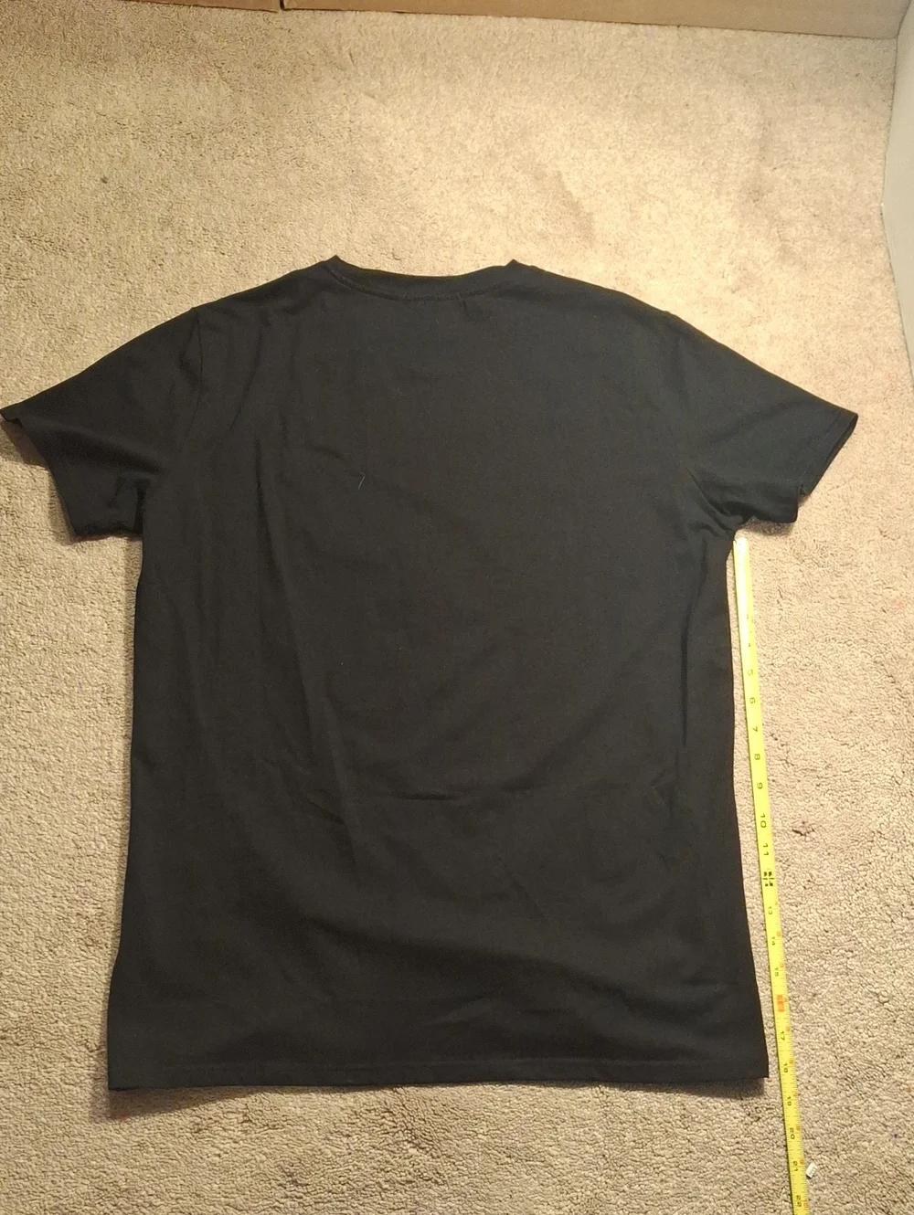 Gucci Black Tee with Teal Logo Graphic